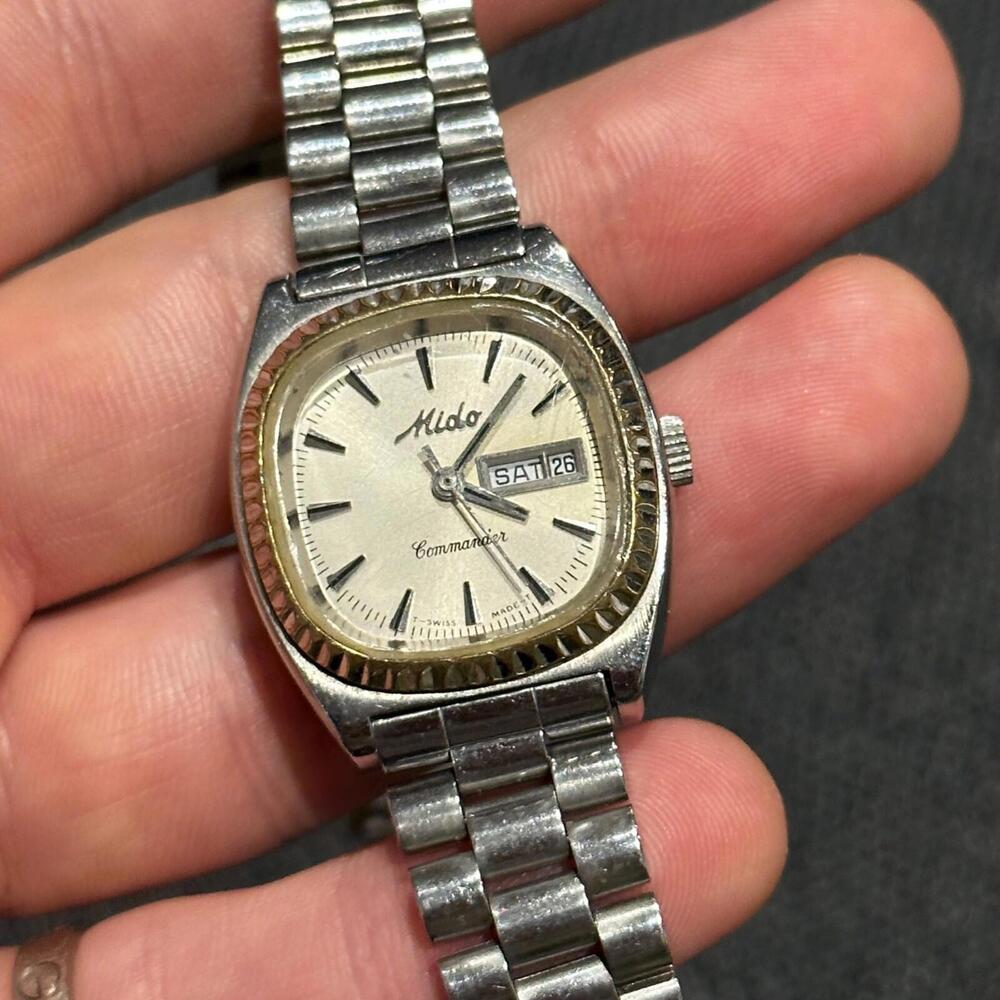 Mido Commander Automatic Silver Dial Stainless St… - image 3